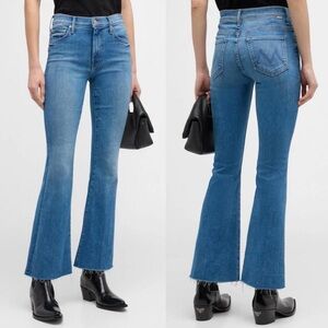 Mother Jeans The Weekender Fray In A Groovy Kind Of Love Flare Leg Size 28 $258